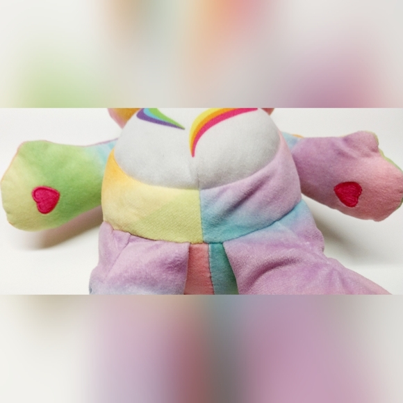 Care Bears Togetherness Bear Multicolor Pastel Plush 12in Stuffed Animal GUC - Picture 4 of 13